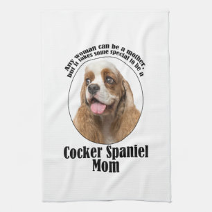 Cocker Spaniel Mama Geschirrtuch