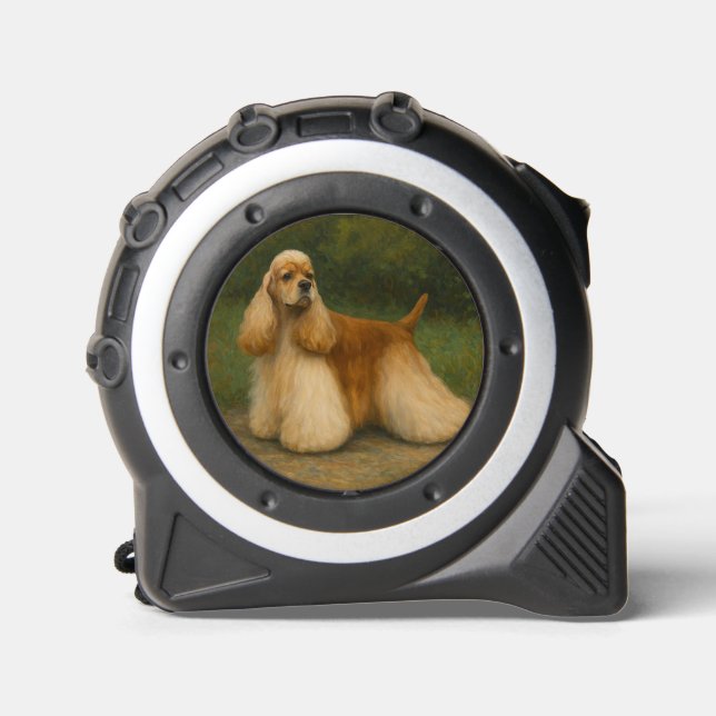 Cocker Spaniel Maßband (Vorderseite)