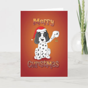 cocker spaniel - Mistelzweig - frohe Weihnachten