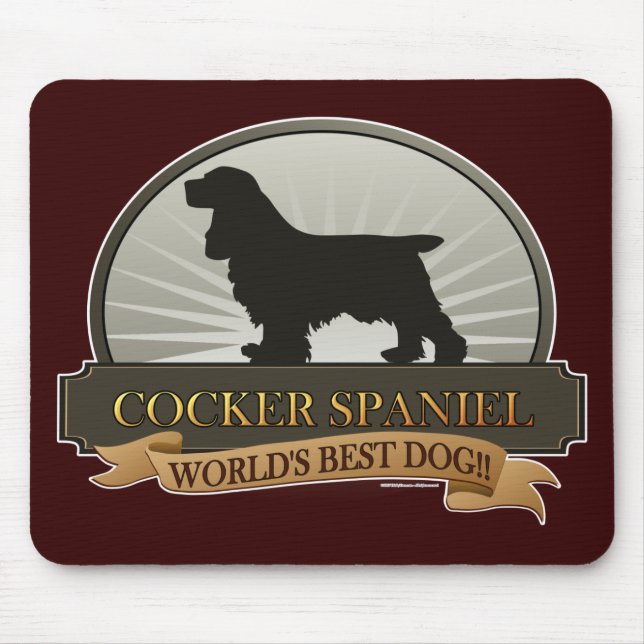 Cocker spaniel mousepad (Vorne)