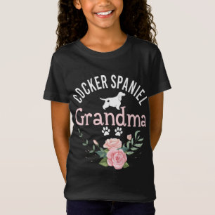Cocker Spaniel Oma Niedlich Dog Lover Christmas T-Shirt