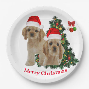 Cocker Spaniel Pappteller