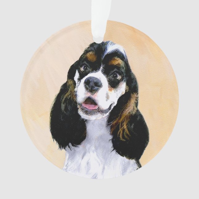 Cocker Spaniel (Parti) Peinture - Art Chien origin (devant)