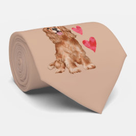 Cocker Spaniel Pattern  Krawatte
