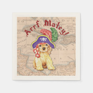 Cocker Spaniel Pirate Serviette