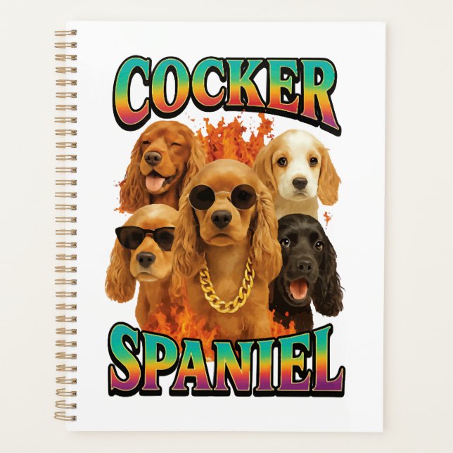 Cocker Spaniel  Planer (Vorderseite)