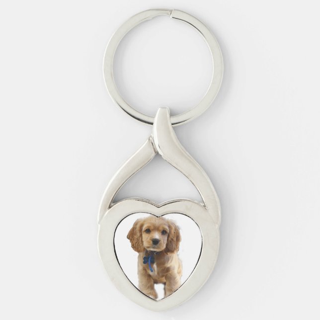 Cocker Spaniel Schlüsselanhänger (Vorderseite)