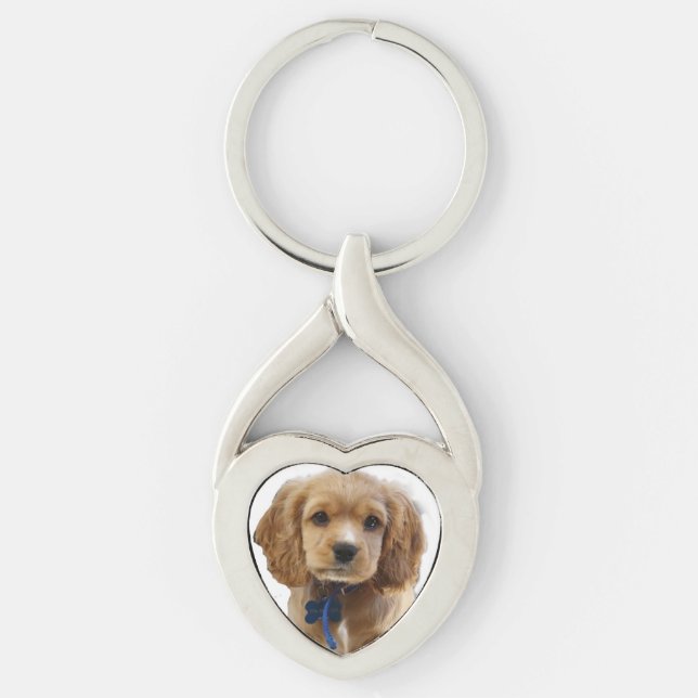 Cocker Spaniel Schlüsselanhänger (Vorderseite)