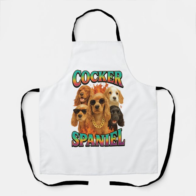Cocker Spaniel Schürze (Vorderseite)