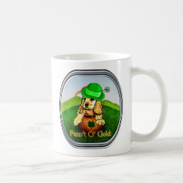 Cocker Spaniel St Patricks Day Kaffeetasse