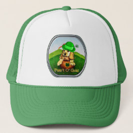 Cocker Spaniel St Patricks Day Truckerkappe