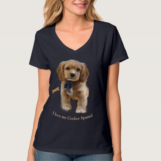 Cocker Spaniel T-Shirt (Vorderseite)