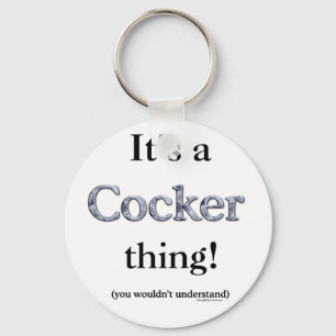 Cocker Spaniel Thing Schlüsselanhänger