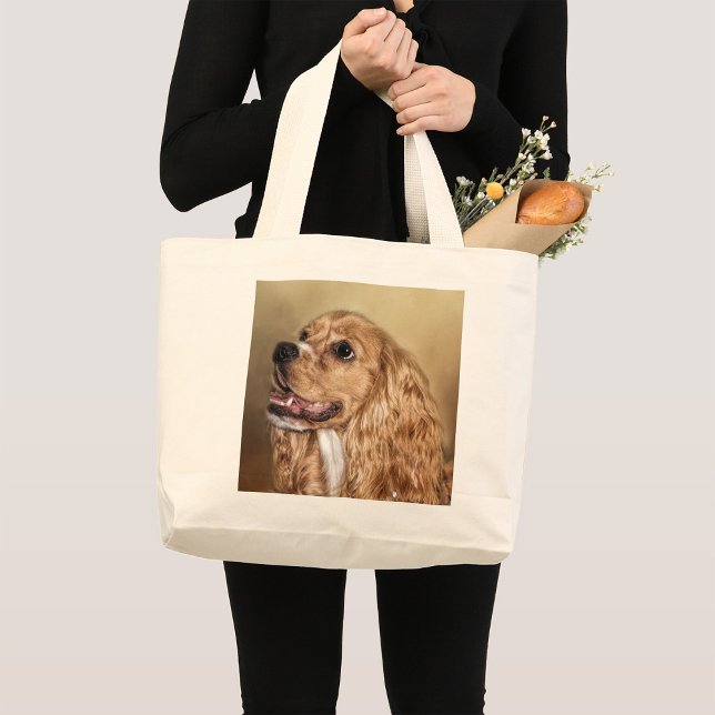 Cocker Spaniel Tote Bag Jumbo Stoffbeutel (Von Creator hochgeladen)