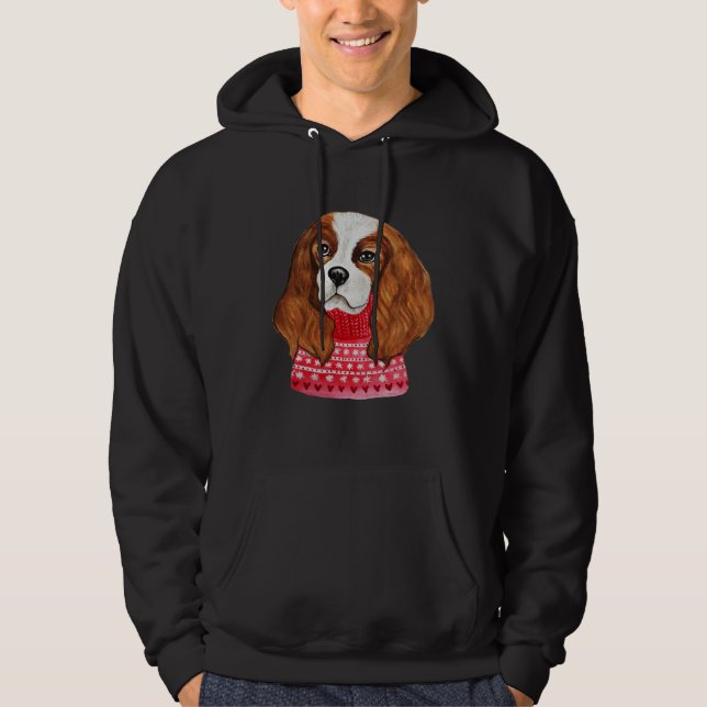 Cocker Spaniel Ugly Christmas Sweater Cocker Spani Hoodie (Vorderseite)