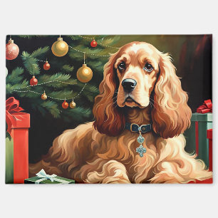 Cocker Spaniel Weihnachten Magnet