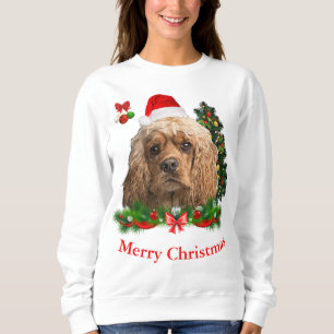 Cocker Spaniel Weihnachts Sweatshirt