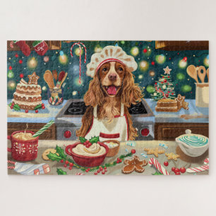 Cocker Spaniel Weihnachtsbäckerei: Festliches Weih