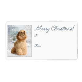 Cocker Spaniel Weihnachtsgeschenke Stickers