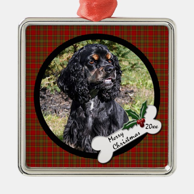 Cocker Spaniel Weihnachtsschmuck (Vorne)