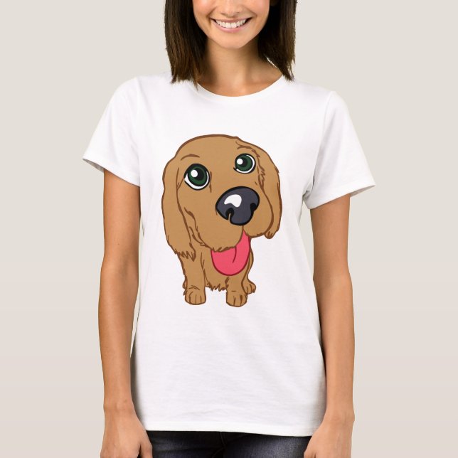 Cocker spaniel-Welpe T-Shirt (Vorderseite)