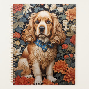 Cocker Spaniel William Morris Inspiré Floral