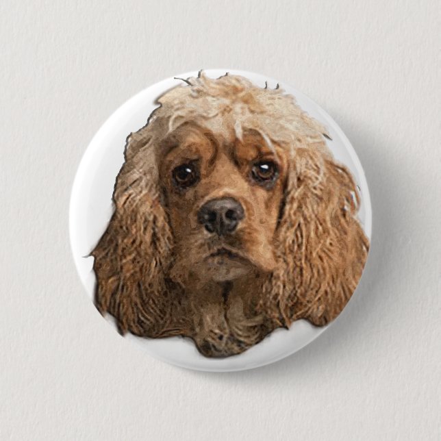 Cocker-Spaniels Button (Vorderseite)