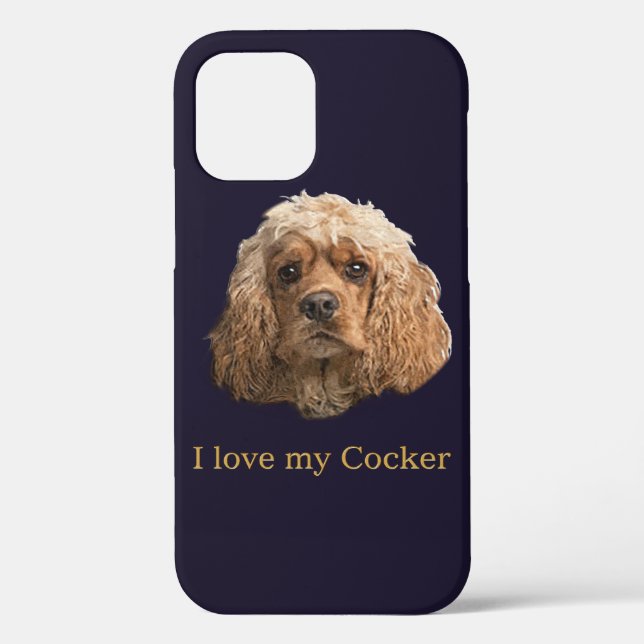 Cocker-Spaniels Case-Mate iPhone Hülle (Rückseite)