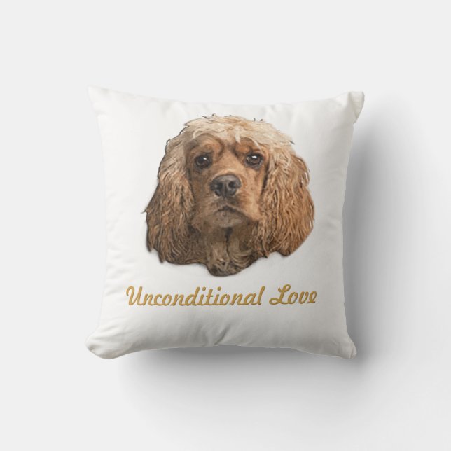 Cocker-Spaniels Kissen (Vorderseite)