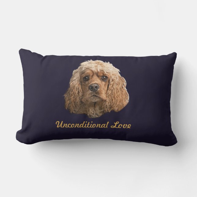 Cocker-Spaniels Lendenkissen (Vorderseite)
