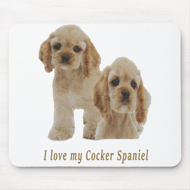 Cocker-Spaniels Mousepad (Vorne)