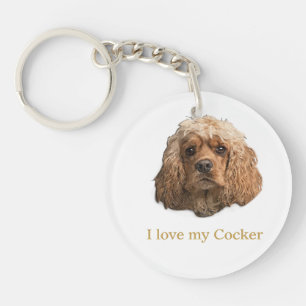 Cocker-Spaniels Schlüsselanhänger