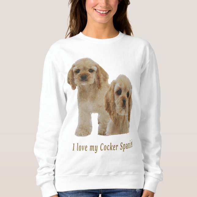 Cocker-Spaniels Sweatshirt (Vorderseite)