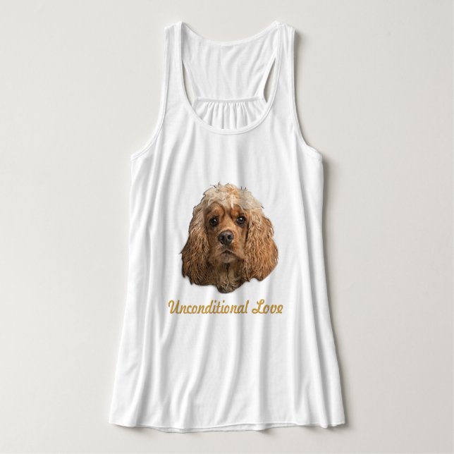 Cocker-Spaniels Tank Top (Design Vorderseite)