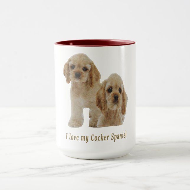 Cocker-Spaniels Tasse (Zentrum)