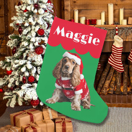 Cocker Spanischer Hund Geschenk Weihnachtsbäume ni Kleiner Weihnachtsstrumpf