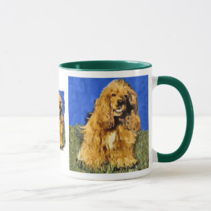 Cockerspaniel-Geschenk-Kunst-Tassen Tasse