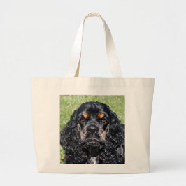 Cockerspaniel-riesige Taschen-Tasche Jumbo Stoffbeutel