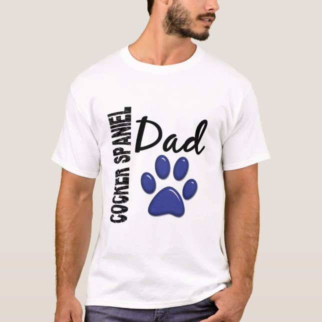 Cockerspaniel-Vater 2 T-Shirt (Vorderseite)