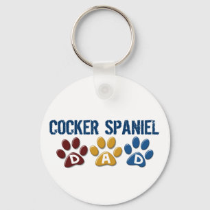 COCKERSPANIEL Vater-Tatzen-Druck 1 Schlüsselanhänger