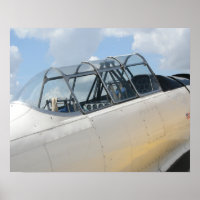 Cockpit für Vintage Militärflugzeuge