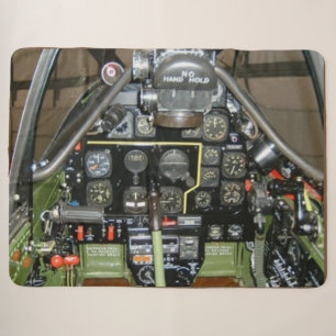 Cockpit P-51, "rote Schwänze" des Tuskegge Sherpadecke