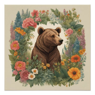 Cockpitbär Poster
