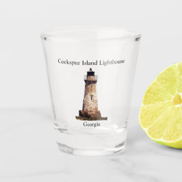 Cockspur-Insel-Leuchtturm Schnapsglas