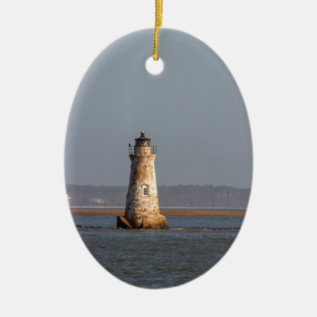 Cockspur Island Leuchtturm Keramik Ornament (Vorne)