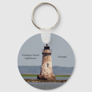 Cockspur Island Lighthouse Schlüsselanhänger