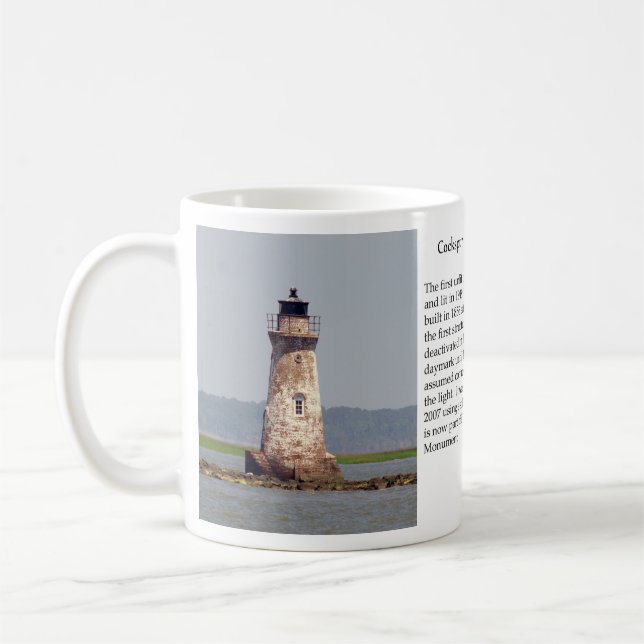 Cockspur Island Lighthouse Tasse (Links)