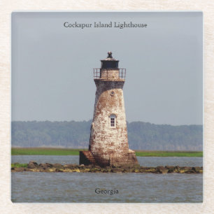 Cockspur Island Lighthouse Untersetzer