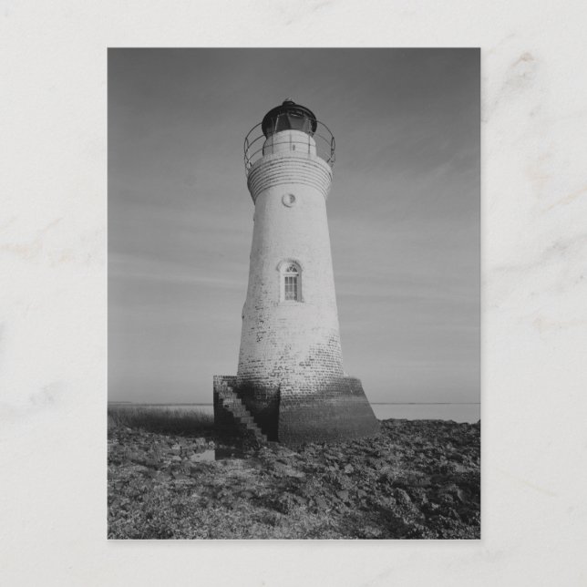 Cockspur Leuchtturm Postkarte (Vorderseite)