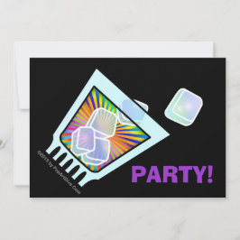 COCKTAIL - ALTMODISCH - FELSEN GLAS EINLADUNG